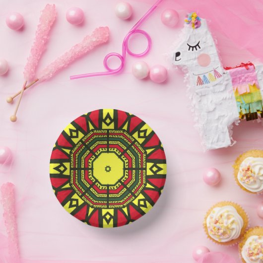 Bols En Carton Mandala Afrocentrique (Fête)