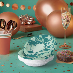 Bols En Carton Marbre vert