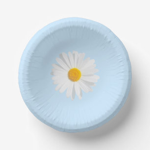 Bols En Carton marguerite blanche fraîche