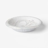 Bols En Carton Mariage de cygne personnalisé (Angulaire)