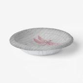 Bols En Carton Mariage de libellules à bijoux rose (Angulaire)