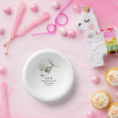 Bols En Carton Mariage Eucalyptus aquarelle (Fête)