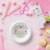 Bols En Carton Mariage Rose de Bohême (Fête)