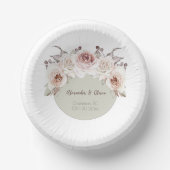 Bols En Carton Mariage Rose de Bohême (Recto)