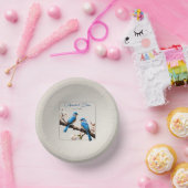 Bols En Carton Mariage Spring Bluebirds (Fête)