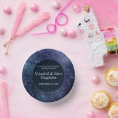 Bols En Carton Mariage Starry Nuit Céleste Merci Marine (Fête)