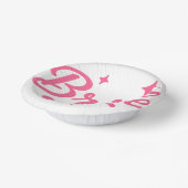 Bols En Carton Mariée Néon Rose (Angulaire)