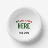 BOLS EN CARTON MARQUE BLANCHE MODERNE ET PERSONNALISABLE VÉRIFIÉE (Recto)