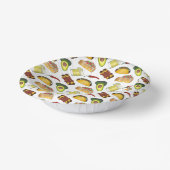 Bols En Carton Mexique Tex Mex Nourriture Taco Enchilada Chimicha (Angulaire)