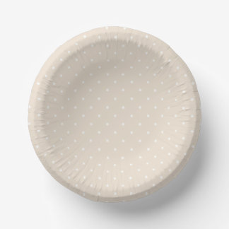 Bols En Carton Micro pois de printemps | Lin doux