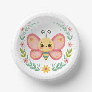 Bols En Carton Mignon, printemps/papillon