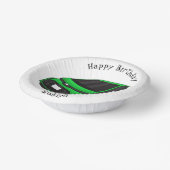 Bols En Carton Mignonne micro-voiture verte (Angulaire)