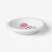 Bols En Carton Mignonne petit Miss Onederful Balloon rose (Angulaire)