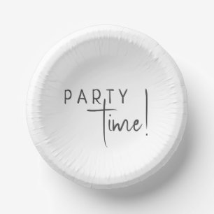 Bols En Carton Mini-genre Neutre Anniversaire Fête Heure