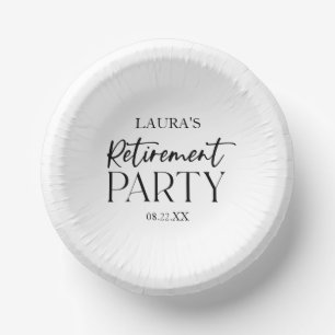 Bols En Carton Minimaliste minimaliste Simple Élégant Parti de re