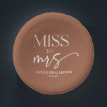 Bols En Carton Mlle À Mme Brown Boho Fête des mariées bohème<br><div class="desc">C'est une Miss Pour Mme Brown Boho Bohemian Fête des mariées Paper Bowls !</div>