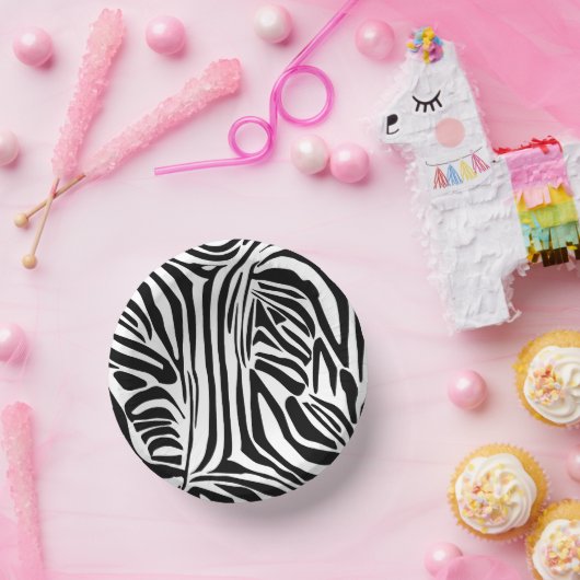Bols En Carton Modèle Zèbre (Fête)