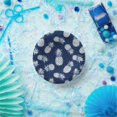 Bols En Carton Modern Tropical Pineapple Watercolor (Fête)