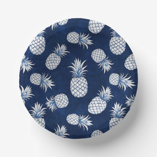 Bols En Carton Modern Tropical Pineapple Watercolor (Recto)