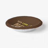 BOLS EN CARTON MODERNE ET MODERNE PERSONNALISABLE BROWN VÉRIFIÉ (Angulaire)