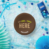 BOLS EN CARTON MODERNE ET MODERNE PERSONNALISABLE BROWN VÉRIFIÉ (Fête)