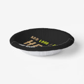 BOLS EN CARTON MODERNE ET MODERNE PERSONNALISABLE NOIR VÉRIFIÉ (Angulaire)