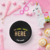 BOLS EN CARTON MODERNE ET MODERNE PERSONNALISABLE NOIR VÉRIFIÉ (Fête)