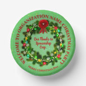 Bols En Carton Modifier tout le texte Organisation Noël (Recto)