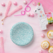 Bols En Carton Motif de métaball bleu (Fête)