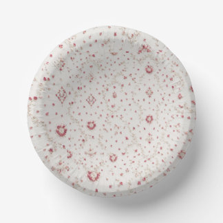 Bols En Carton Motif de treillis sans couture floral rose vintage