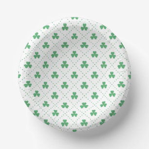 Bols En Carton Motif Feuilles de Trèfle St. Patrick's Day-53224