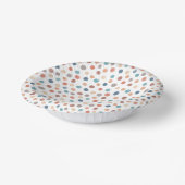 Bols En Carton Motif points bohème rétro (Angulaire)