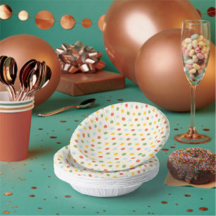 Bols En Carton Naturellement Merveilles Polka Motif