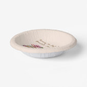 Bols En Carton New Chapter Begins Romantic Book Theme Floral (Angulaire)