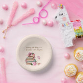 Bols En Carton New Chapter Begins Romantic Book Theme Floral (Fête)