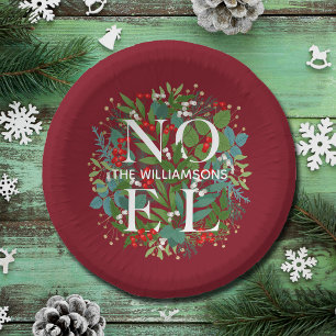 Bols En Carton NOEL Green Personnalisé Noël Rouge