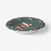 Bols En Carton Noël/hiver Mignonne Ours et renard (Angulaire)