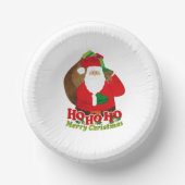 Bols En Carton Noël Père Noël Ho Ho Ho (Recto)