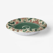 Bols En Carton Noël Victorien/Classique/Vintage (Angulaire)