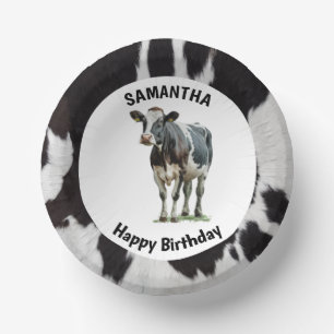 Bols En Carton Noir et blanc