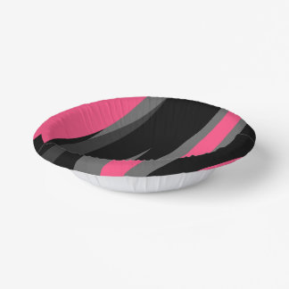 Bols En Carton Noir rose et gris