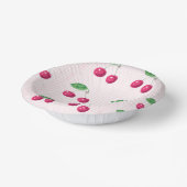 Bols En Carton "Notre cerise douce" Anniversaire rose et vert (Angulaire)