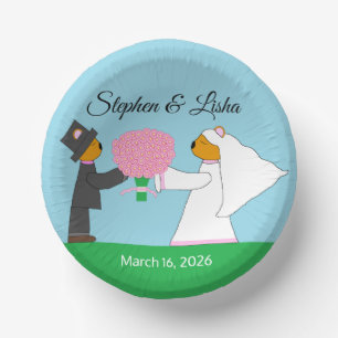 Bols En Carton Nounours Se Marier Mariage Réception Mariage