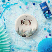 Bols En Carton Oh Boy Lumberjack Baby shower d'ours de forêt (Fête)