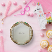 Bols En Carton Orné Doré Élégant (Fête)