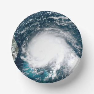 Bols En Carton Ouragan au large de la côte de Floride
