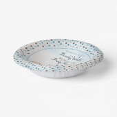 Bols En Carton Ours | Parapluie bleu Bearly Wait Boy Baby shower  (Angulaire)