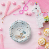 Bols En Carton Ours | Parapluie bleu Bearly Wait Boy Baby shower  (Fête)