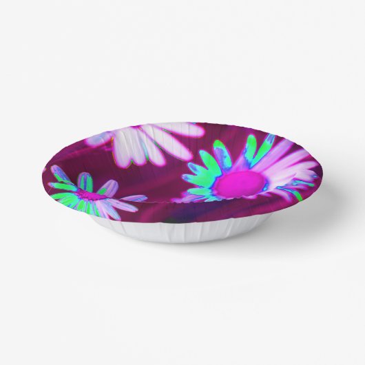 Bols En Carton Oxeye Daisy Meadow Pop Art Style (Angulaire)