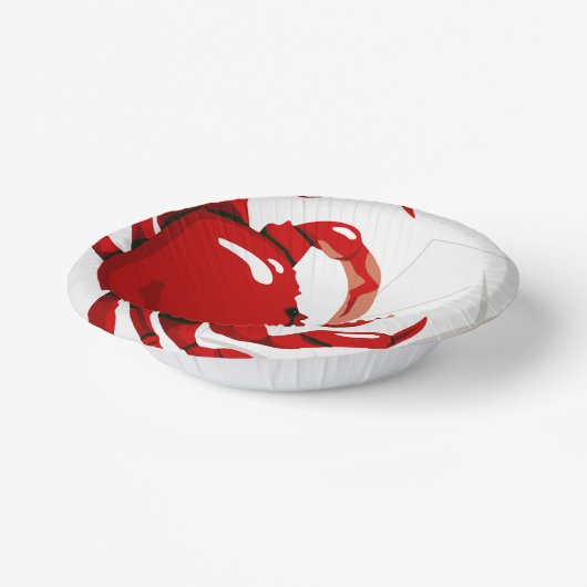 Bols En Carton Papier à pâte de crabe (Angulaire)